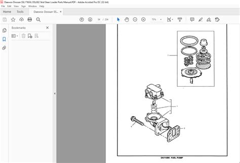 daewoo skid steer parts diagram